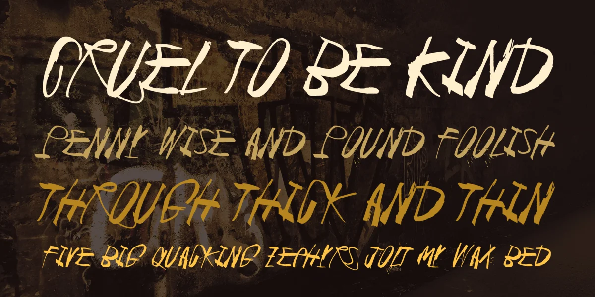Black Crow King Font Family preview 6