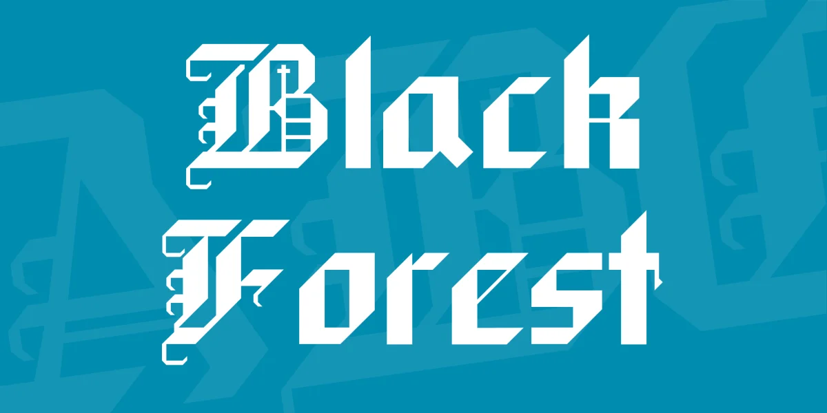 Black Forest Font