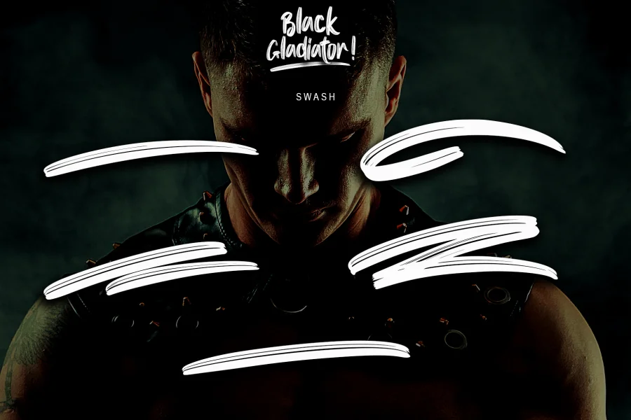 Black Gladiator - Personal Use Font preview 7
