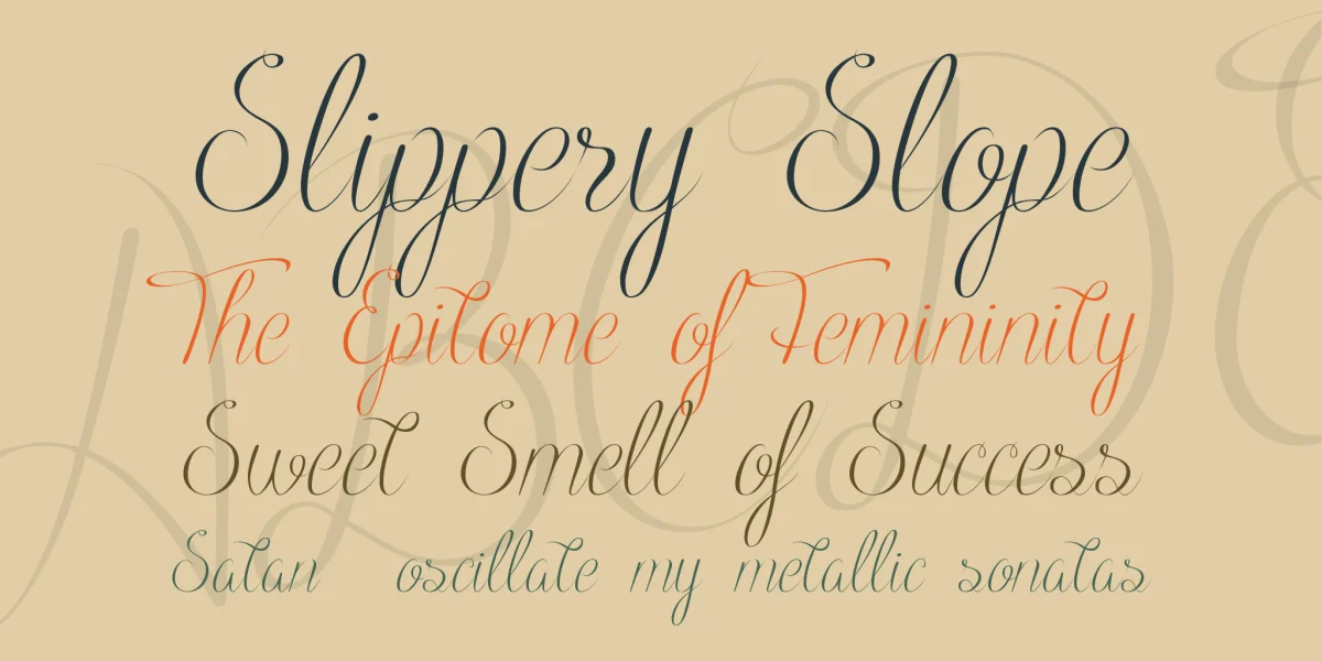 Black Olives Font preview 3