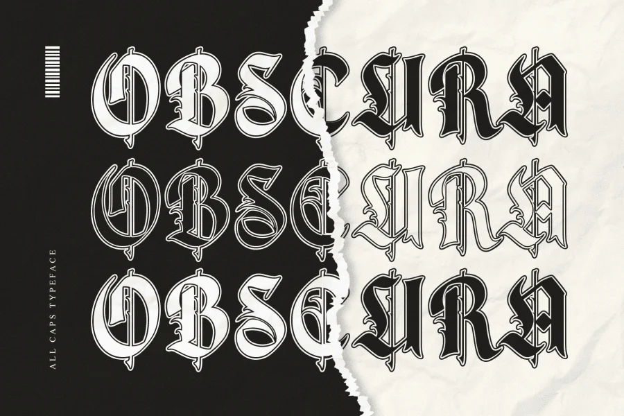 Blackbones DEMO Font preview 9