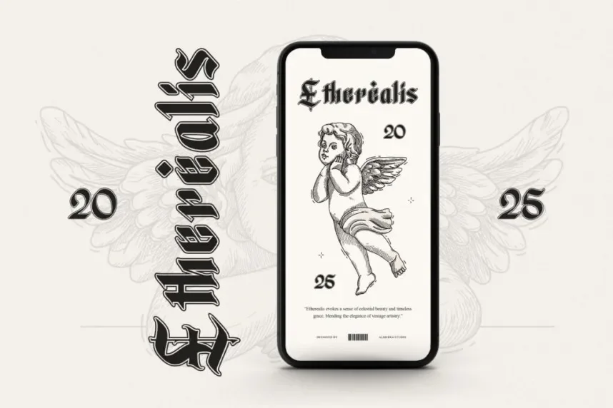 Blackbones Font preview 3