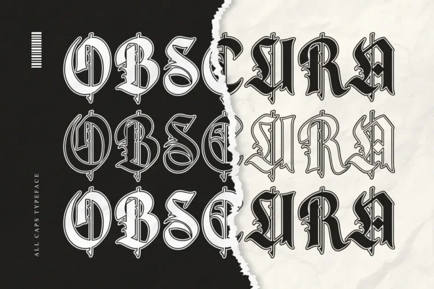 Blackbones Font preview 5