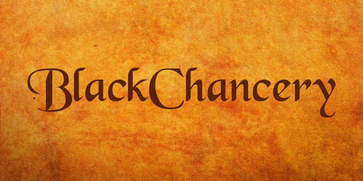 BlackChancery Font