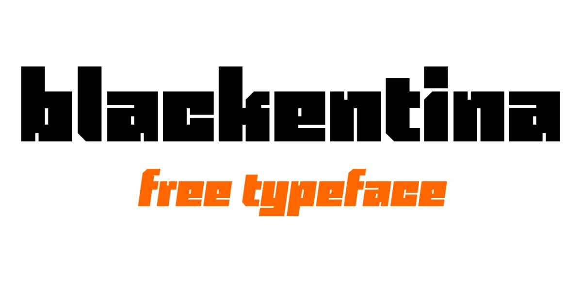 Blackentina 4F Font Family