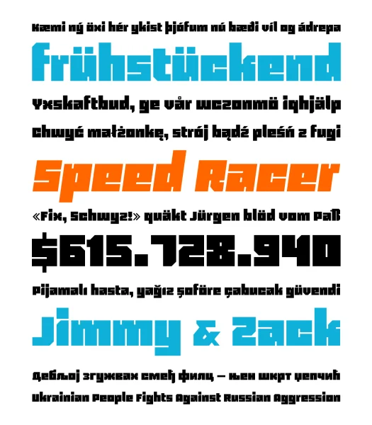 Blackentina 4F Font Family preview 6