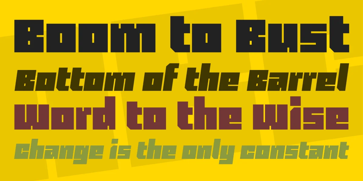 Blackentina 4F Font Family preview 7