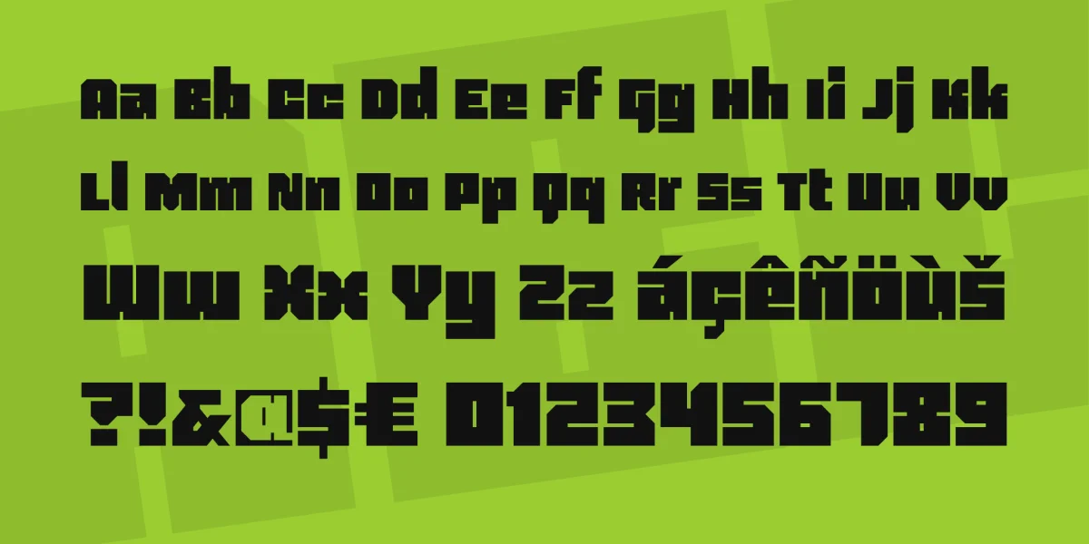Blackentina 4F Font Family preview 8