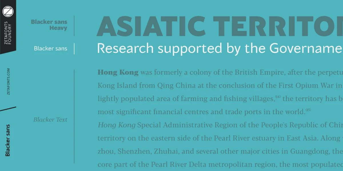 Blacker Sans Trial Font Family preview 6