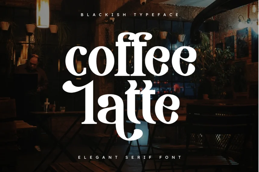 Blackish Font preview 3