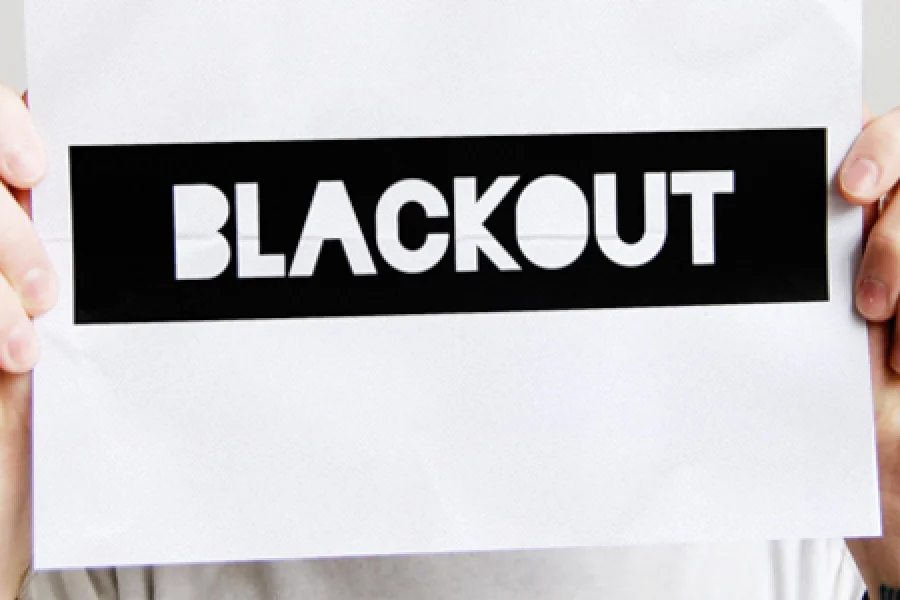 Blackout Font Family preview 6