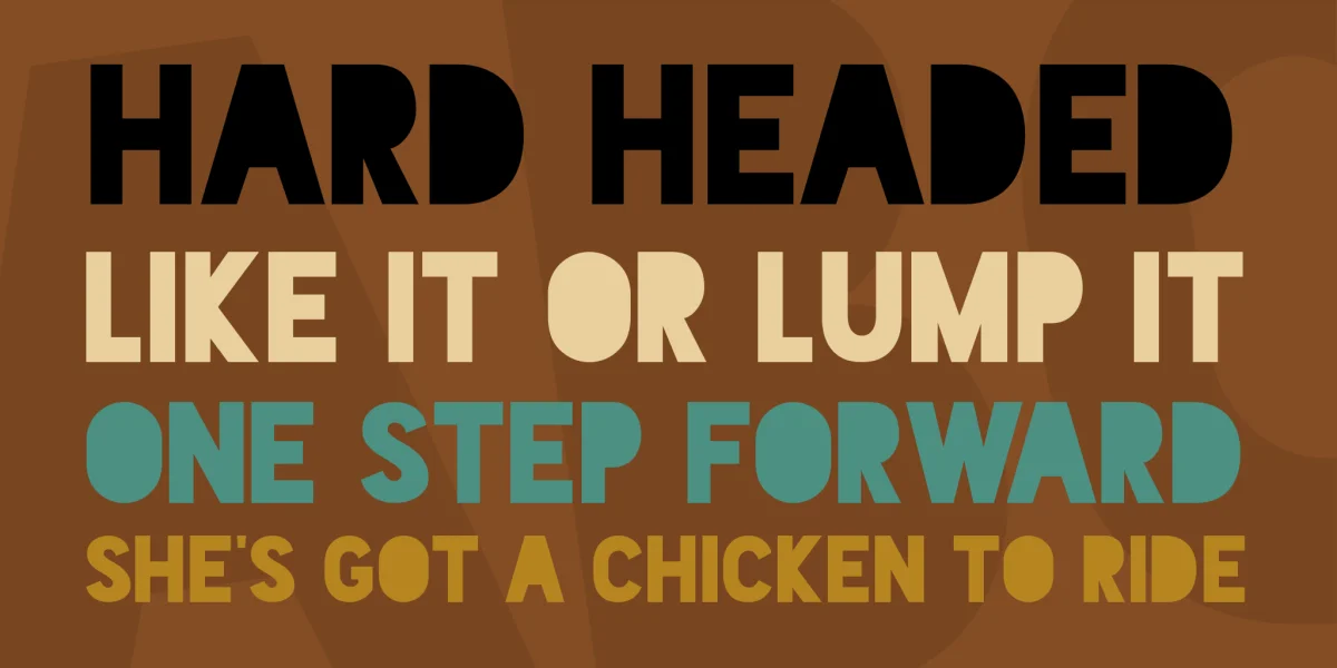 Blackout Font Family preview 8