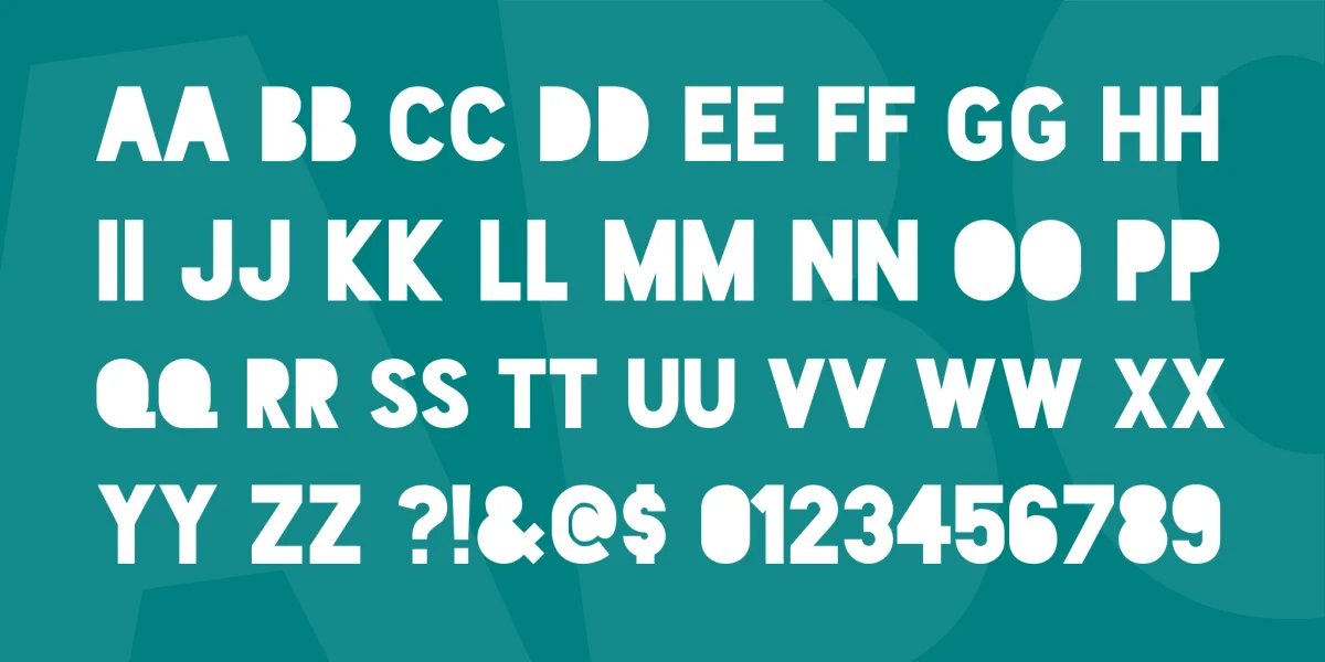 Blackout Font Family preview 9