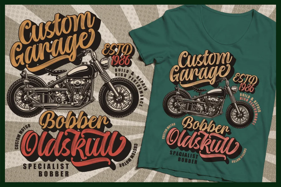 Blackout Oldskull Font preview 2