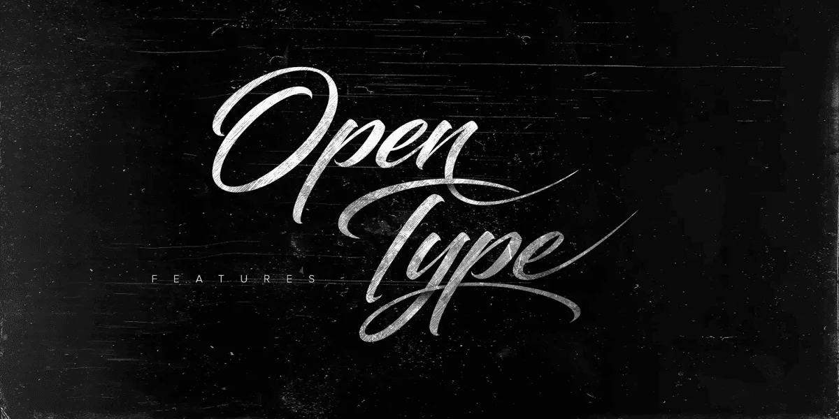 Blacksword Font preview 3