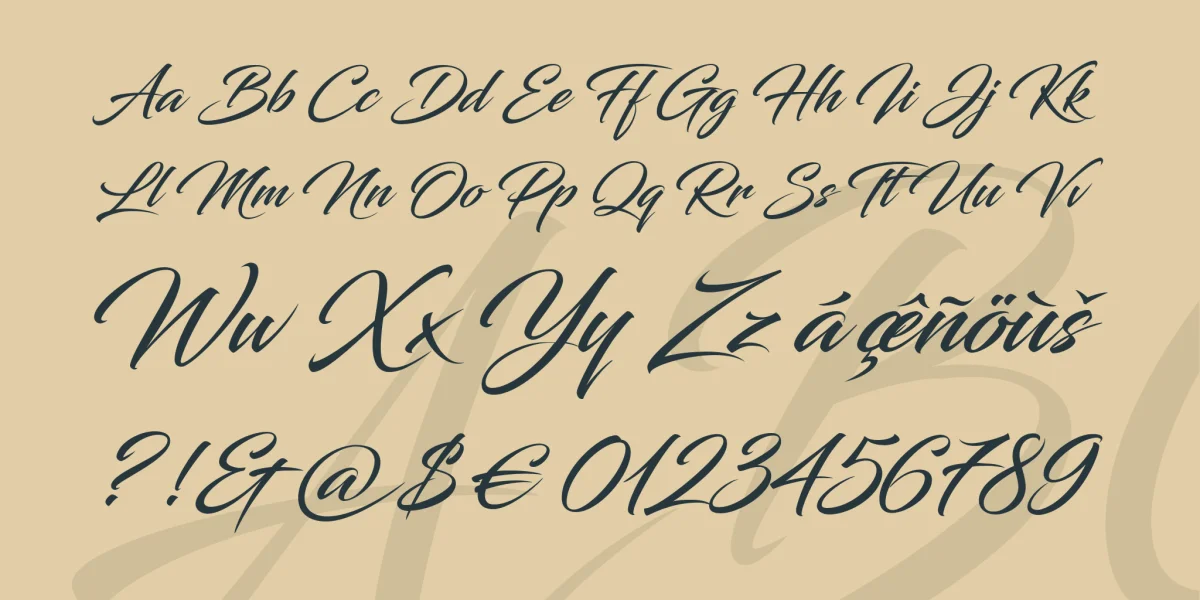 Blacksword Font preview 6