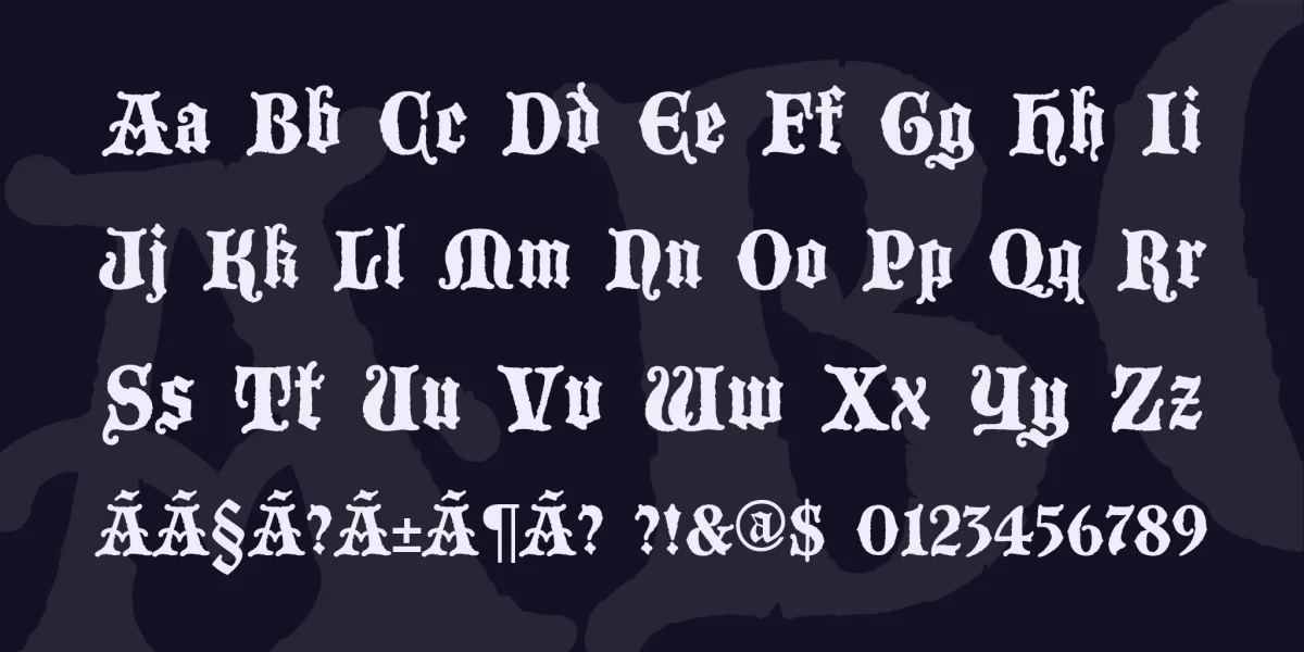 Blackwood Castle Font Family preview 4