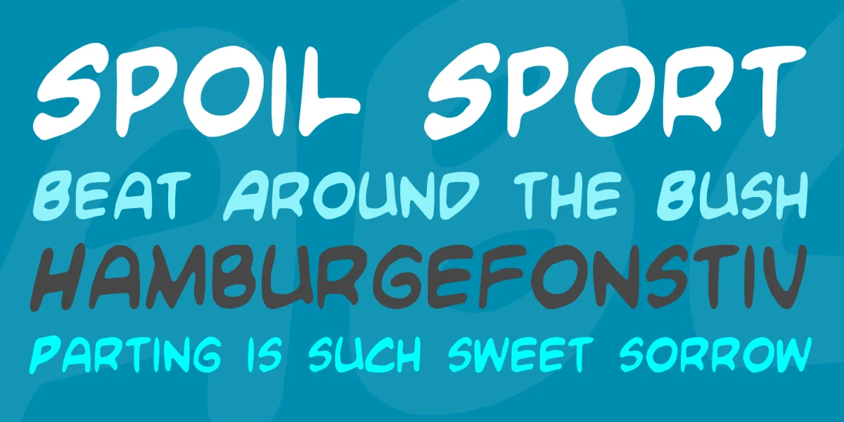 Blambot Custom Font preview 2