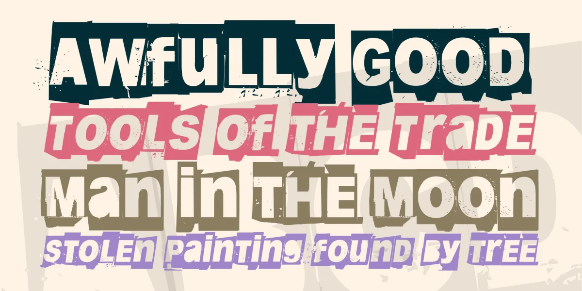 Blankblizzkrieg Font Family preview 5