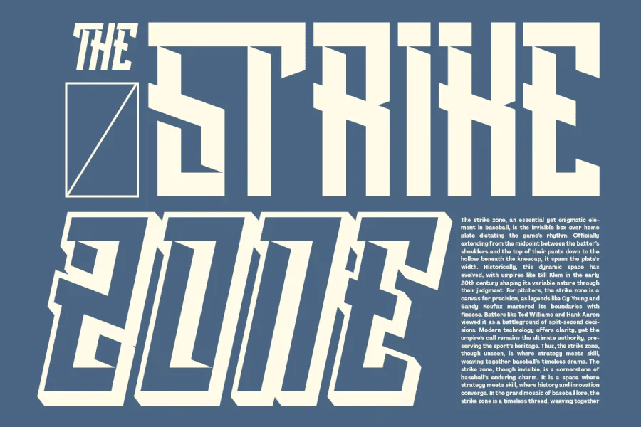Blasher DEMO Font preview 4