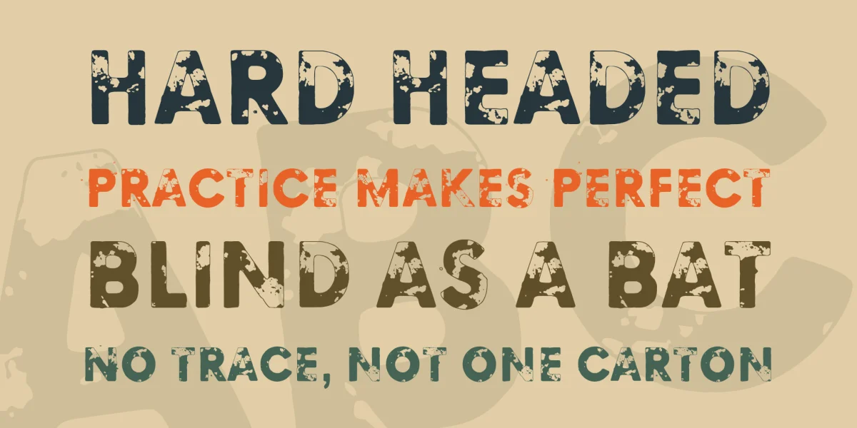 Blinded by desire Font preview 3