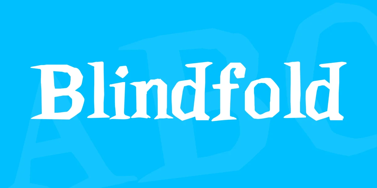 Blindfold Font