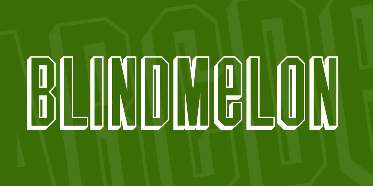 BlindMelon Font