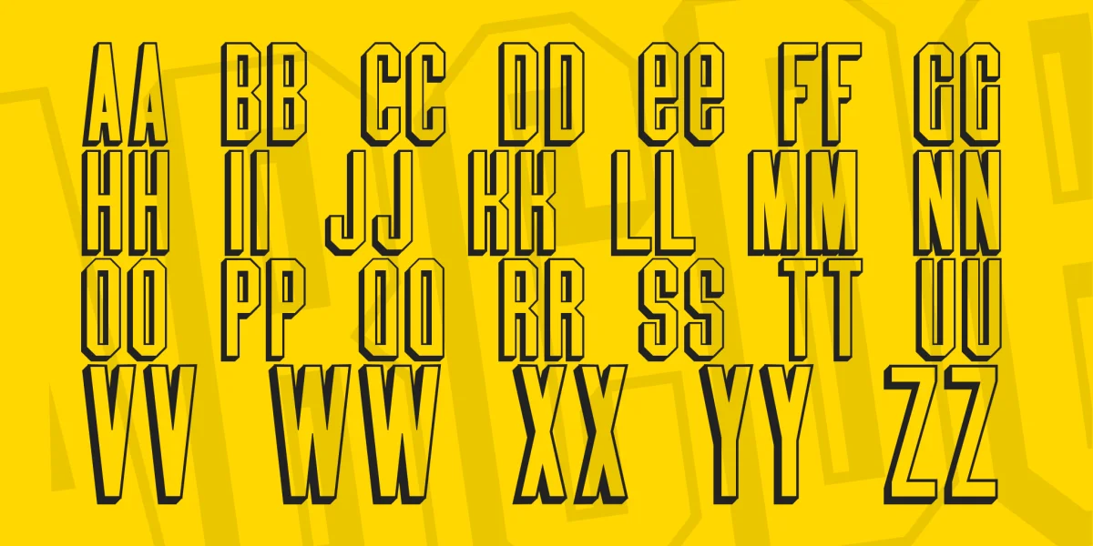 BlindMelon Font preview 2