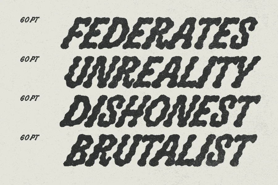 Blobbies Font preview 2
