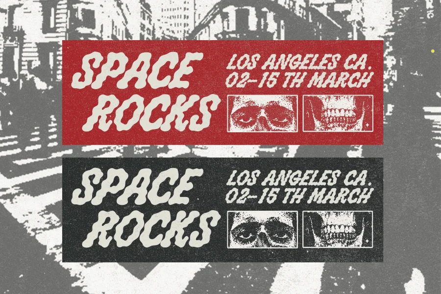Blobbies Font preview 4