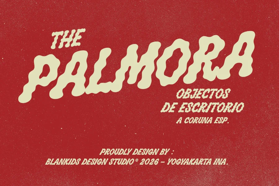 Blobbies Font preview 6