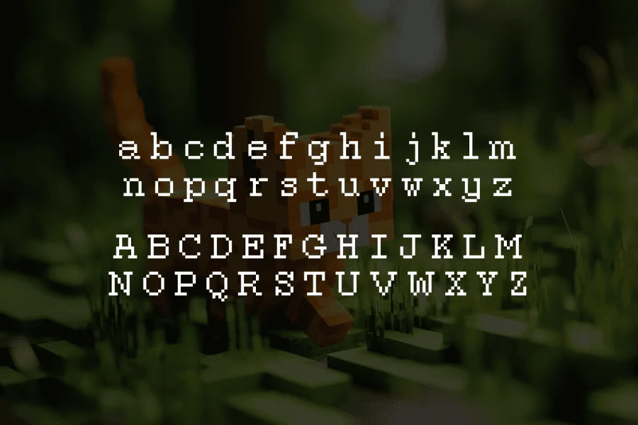 Block Craft Font preview 6