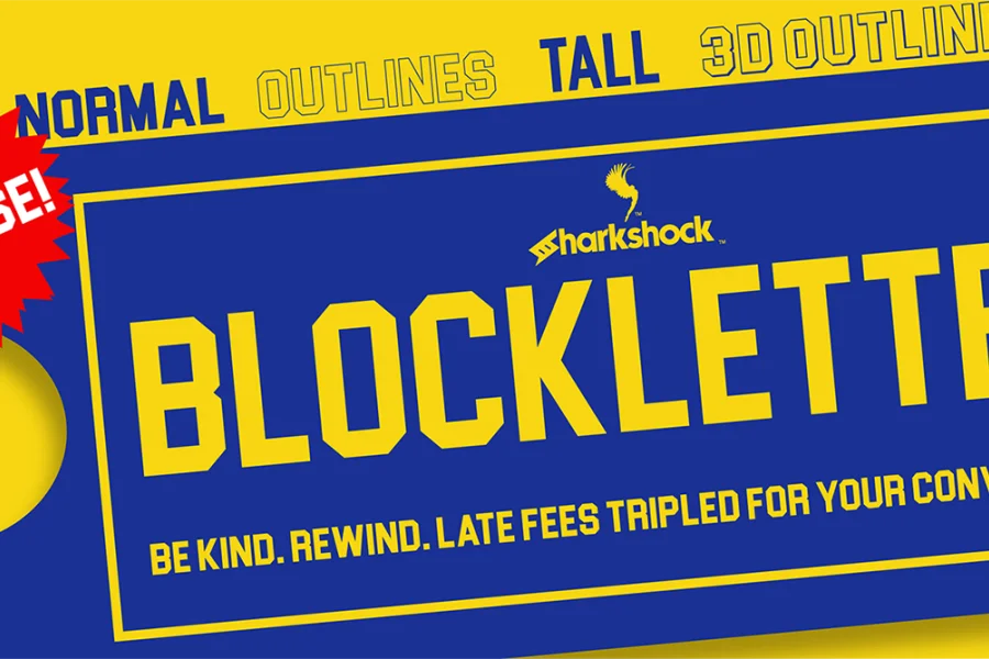 Blockletter Font