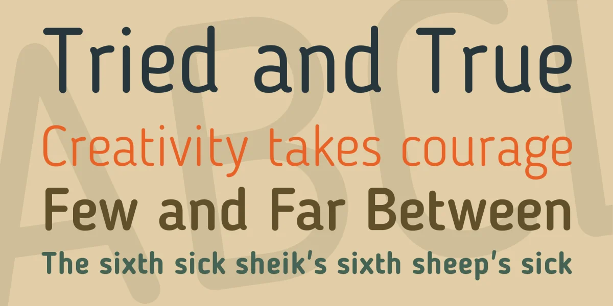 Blogger Sans Font Family preview 4