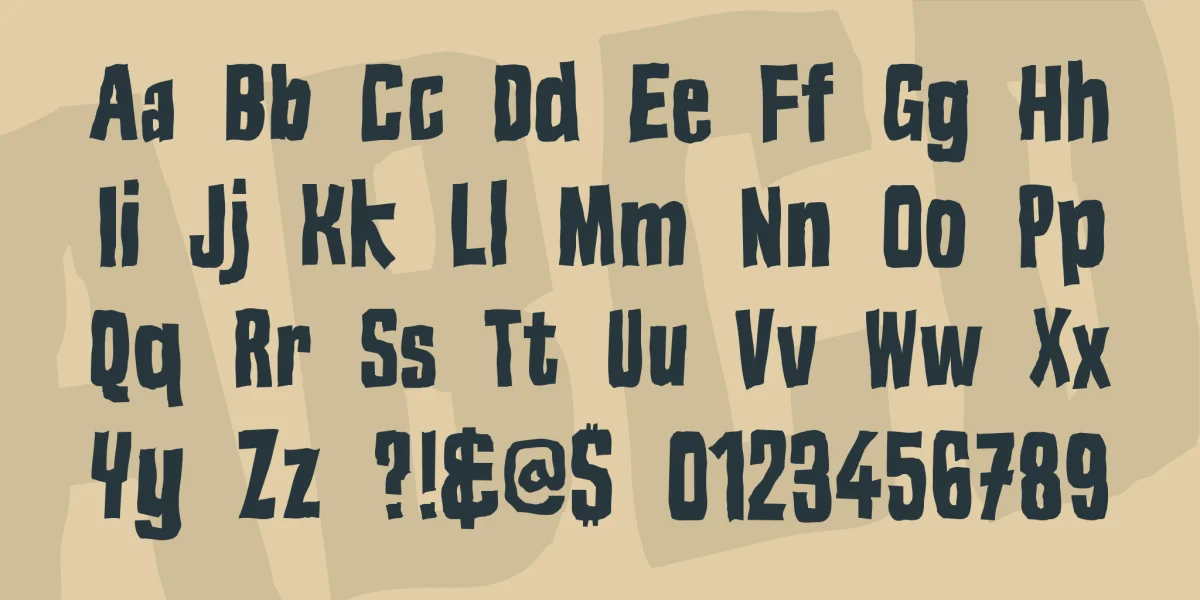 Blok Font preview 8