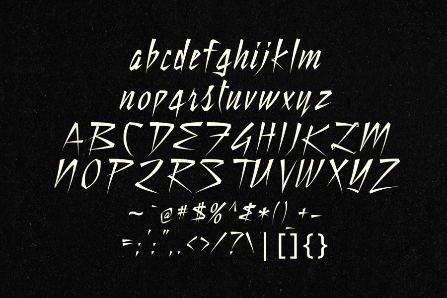 Bloodletter Font preview 2