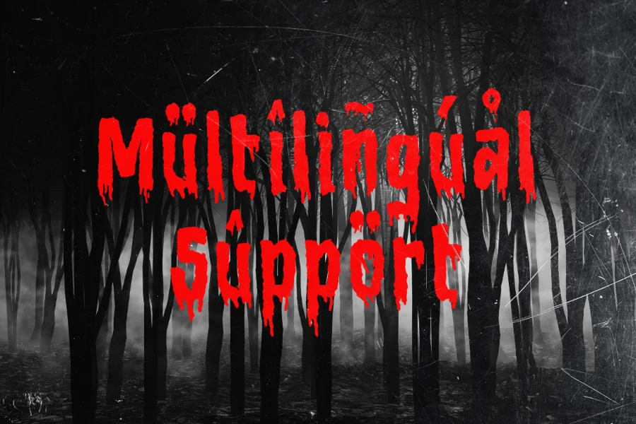 Bloody Camp Free Trial Font preview 6