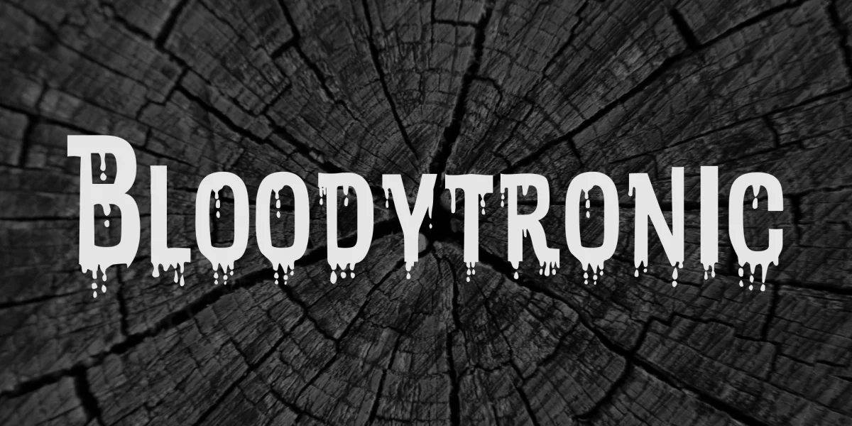 Bloodytronic Font