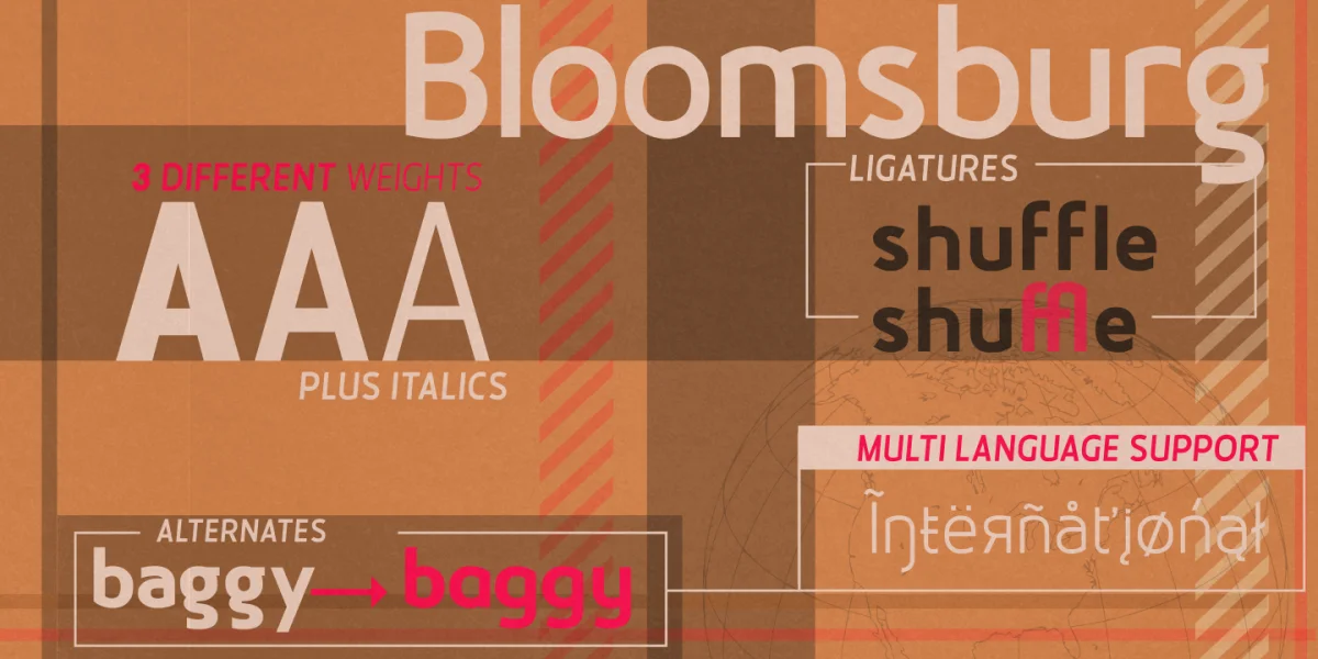 Bloomsburg Font preview 2