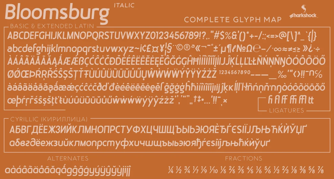 Bloomsburg Font preview 4