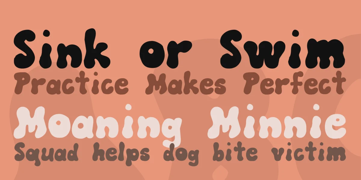 Blow Font preview 2