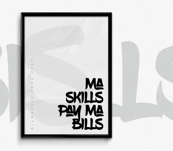 BlowBrush Font preview 4