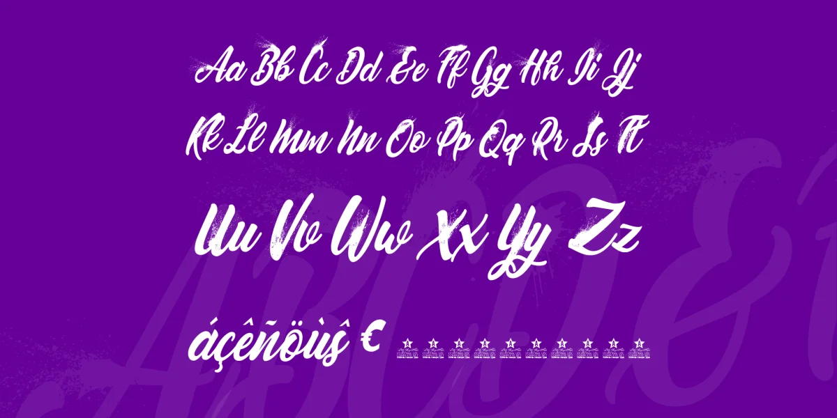 BLOWUP PERSONAL USE Font preview 4