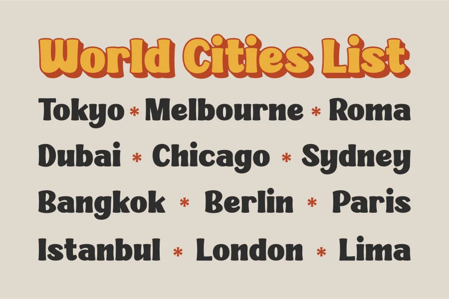 Blubly Demo Font preview 11