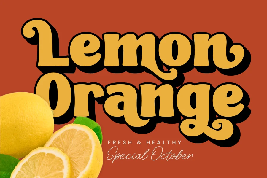 Blubly Demo Font preview 15