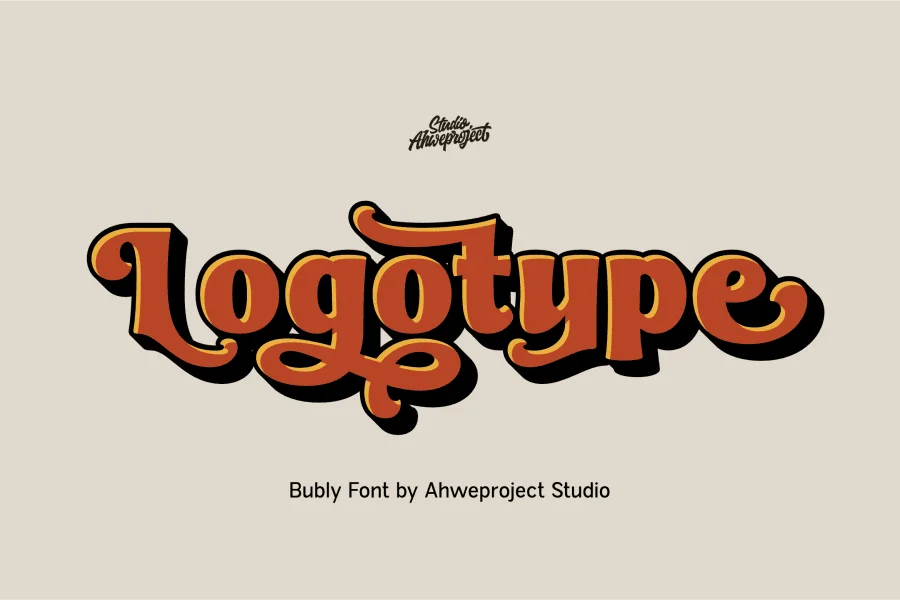 Blubly Demo Font preview 16