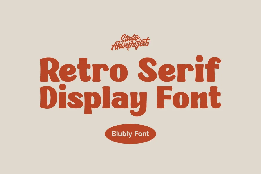 Blubly Demo Font preview 17