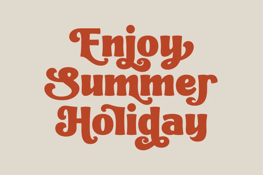 Blubly Demo Font preview 2