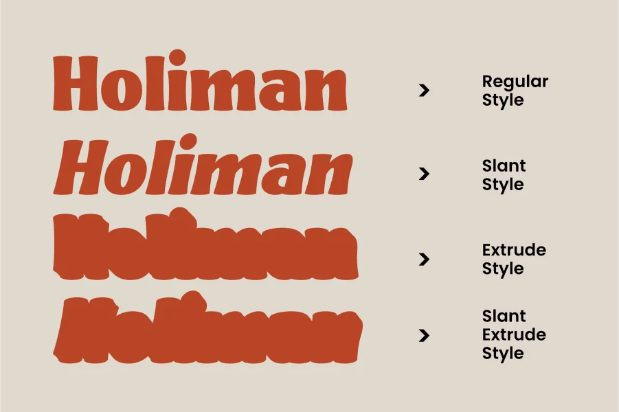 Blubly Demo Font preview 5
