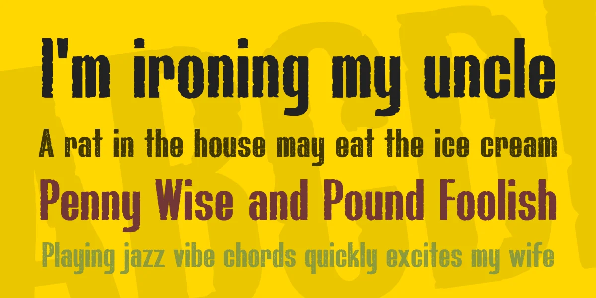 Bluefish Font Family preview 2